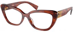 Lunettes de vue - Miu Miu - VMU 05VV - 11Q1O1  STRIPED TOBACCO