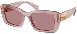 Gafas de Sol - Miu Miu - SMU 07YS - 12W20I  TRANSPARENT MAUVE // BROWN LIGHT VIOLET