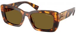 Gafas de Sol - Miu Miu - SMU 07YS - 14L09Z  HAVANA HONEY // DARK BROWN