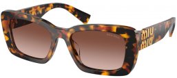 Gafas de Sol - Miu Miu - SMU 07YS - VAU6S1  HAVANA HONEY // BROWN GRADIENT