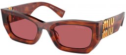 Gafas de Sol - Miu Miu - SMU 09WS - 11Q08S  STRIPED TOBACCO // DARK VIOLET