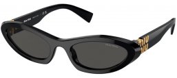 Gafas de Sol - Miu Miu - SMU 09YS - 1AB5S0  BLACK // DARK GREY