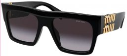 Gafas de Sol - Miu Miu - SMU 10WS - 1AB5D1 BLACK // GREY GRADIENT