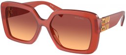 Gafas de Sol - Miu Miu - SMU 10YS - 10M07P  COGNAC OPAL // ORANGE VIOLET GRADIENT