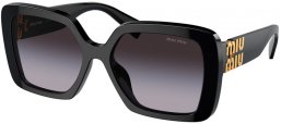 Gafas de Sol - Miu Miu - SMU 10YS - 1AB5D1  BLACK // GREY GRADIENT