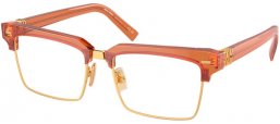 Monturas - Miu Miu - VMU 11XV - 15T1O1 CARAMEL TRANSPARENT