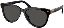 Sunglasses - Miu Miu - SMU 12ZS - 16K5S0  BLACK // DARK GREY