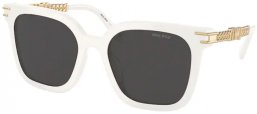 Gafas de Sol - Miu Miu - SMU 13WS - 1425S0 WHITE // DARK GREY