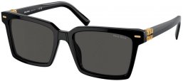 Sunglasses - Miu Miu - SMU 13ZS - 16K5S0  BLACK // DARK GREY