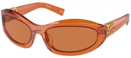 Gafas de Sol - Miu Miu - SMU 14ZS - 15T10I  TRANSPARENT CARAMEL // BROWN