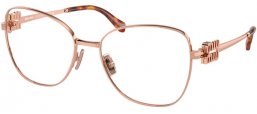 Lunettes de vue - Miu Miu - VMU 50XV - ZVF1O1  ROSE GOLD