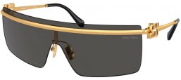 Gafas de Sol - Miu Miu - SMU 50ZS - 5AK5S0  GOLD // DARK GREY