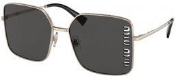 Gafas de Sol - Miu Miu - SMU 51YS - ZVN5S0  PALE GOLD // DARK GREY