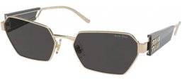 Sunglasses - Miu Miu - SMU 53WS - ZVN5S0 PALE GOLD // DARK GREY