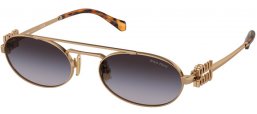 Gafas de Sol - Miu Miu - SMU 54ZS - 7OE5D1  AGED GOLD // GREY GRADIENT