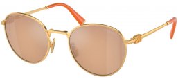 Gafas de Sol - Miu Miu - SMU 55ZS - 5AK40D  GOLD // ORANGE MULTILAYER