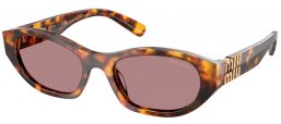 Gafas de Sol - Miu Miu - SMU A03S - 14L20I  HAVANA HONEY // BROWN LIGHT PURPLE