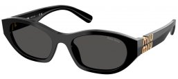 Gafas de Sol - Miu Miu - SMU A03S - 16K08Z  BLACK // DARK GREY