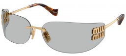 Gafas de Sol - Miu Miu - SMU A51S - 5AK50K  GOLD // LIGHT GREY