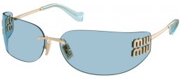 Gafas de Sol - Miu Miu - SMU A51S - ZVN10P  PALE GOLD // LIGHT BLUE