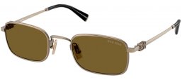 Gafas de Sol - Miu Miu - SMU A53S - 26C09Z  OLD GOLD // DARK BROWN