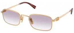 Gafas de Sol - Miu Miu - SMU A53S - 5AK04O  GOLD // DARK GREY GRADIENT CLEAR