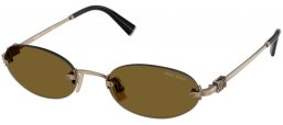 Gafas de Sol - Miu Miu - SMU A54S - 26C09Z  OLD GOLD // DARK BROWN