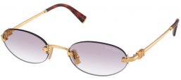 Gafas de Sol - Miu Miu - SMU A54S - 5AK04O  GOLD // GREY GRADIENT CLEAR