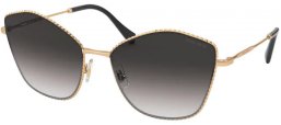 Gafas de Sol - Miu Miu - SMU 60VS CORE COLLECTION - 7OE5D1 ANTIQUE GOLD // GREY GRADIENT