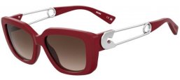 Gafas de Sol - Moschino - MOS168/S - LHF (HA) BURGUNDY // BROWN GRADIENT