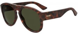 Gafas de Sol - Moschino - MOS176/S - 086 (QT) DARK HAVANA // GREEN