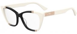 Monturas - Moschino - MOS642 - CCP WHITE BLACK