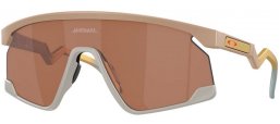 Sunglasses - Oakley - BXTR OO9280 - 9280-08 MATTE TERRAIN TAN // PRIZM TUNGSTEN