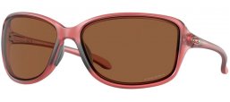 Sunglasses - Oakley - COHORT OO9301 - 9301-18 MATTE TRANSPARENT BERRY // PRIZM BRONZE