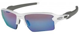 Lunettes de soleil - Oakley - FLAK 2.0 XL OO9188 - 9188-82 POLISHED WHITE // PRIZM DEEP H2O POLARIZED