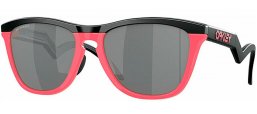 Gafas de Sol - Oakley - FROGSKINS HYBRID OO9289 - 9289-04 MATTE BLACK NEON PINK // PRIZM BLACK