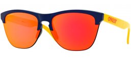 Sunglasses - Oakley - FROGSKINS LITE OO9374 - 9374-21 NAVY // PRIZM RUBY