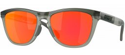 Gafas de Sol - Oakley - FROGSKINS RANGE OO9284 - 9284-01 MATTE GREY SMOKE  GRADIENT GREY // PRIZM RUBY