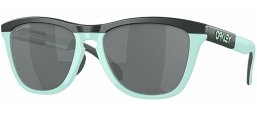 Gafas de Sol - Oakley - FROGSKINS RANGE OO9284 - 9284-03 MATTE CARBON GRADIENT BLUE MILKSHAKE // PRIZM BLACK