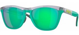 Gafas de Sol - Oakley - FROGSKINS RANGE OO9284 - 9284-06 LILAC TRANSPARENT GRADIENT CELESTE // PRIZM JADE