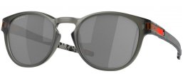 Sunglasses - Oakley - LATCH OO9265 - 9265-66 MATTE GREY SMOKE // PRIZM BLACK