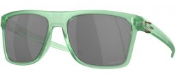 Gafas de Sol - Oakley - LEFFINGWELL OO9100 - 9100-17 MATTE TRANSPARENT JADE // PRIZM BLACK