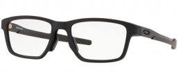 Lunettes de vue - Oakley Prescription Eyewear - OX8153 METALINK - 8153-01 SATIN BLACK