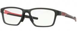 Lunettes de vue - Oakley Prescription Eyewear - OX8153 METALINK - 8153-05 SATIN GREY SMOKE