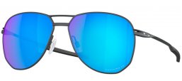 Gafas de Sol - Oakley - CONTRAIL TI OO6050 - 6050-04 SATIN LIGHT STEEL // PRIZM SAPPHIRE MIRROR POLARIZED