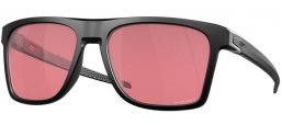 Gafas de Sol - Oakley - LEFFINGWELL OO9100 - 9100-09 MATTE BLACK // PRIZM DARK GOLF MIRROR