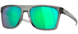 Gafas de Sol - Oakley - LEFFINGWELL OO9100 - 9100-10 GREY INK // PRIZM JADE MIRROR POLARIZED