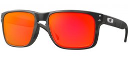 Gafas de Sol - Oakley - HOLBROOK OO9102 - 9102-E9 BLACK CAMO // PRIZM RUBY