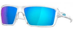 Gafas de Sol - Oakley - CABLES OO9129 - 9129-05 POLISHED CLEAR // PRIZM SAPPHIRE POLARIZED