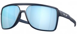 Sunglasses - Oakley - CASTEL OO9147 - 9147-06 MATTE BLUE TRANSLUCENT // PRIZM DEEP WATER POLARIZED